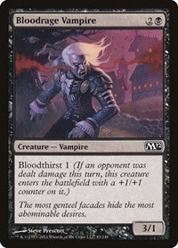 Bloodrage Vampire (83) - Magic 2012 (M12)