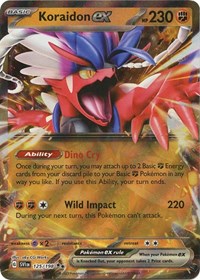 Koraidon ex 125 198 (125/198) - SV01: Scarlet & Violet Base Set