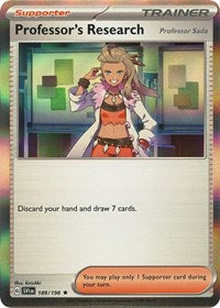 Professors Research 189 198 (189/198) - SV01: Scarlet & Violet Base Set