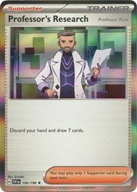 Professors Research 190 198 (190/198) - SV01: Scarlet & Violet Base Set