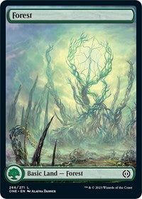 Forest 266 Full Art (266) - Phyrexia: All Will Be One