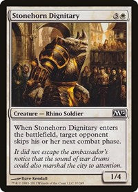 Stonehorn Dignitary (37) - Magic 2012 (M12)