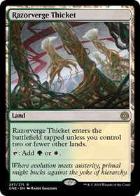 Razorverge Thicket (257) - Phyrexia: All Will Be One