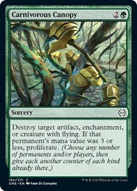 Carnivorous Canopy (162) - Phyrexia: All Will Be One