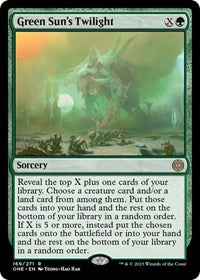 Green Suns Twilight (169) - Phyrexia: All Will Be One