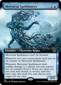 Mercurial Spelldancer Extended Art (381) - Phyrexia: All Will Be One