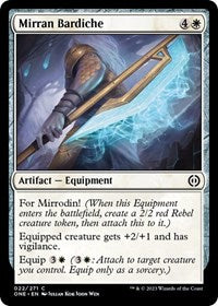 Mirran Bardiche (22) - Phyrexia: All Will Be One