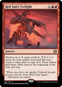 Red Suns Twilight (145) - Phyrexia: All Will Be One