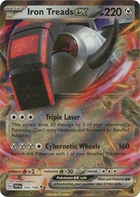 Iron Treads ex 143 198 (143/198) - SV01: Scarlet & Violet Base Set