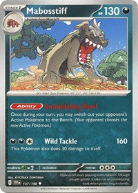 Mabosstiff 137 198 (137/198) - SV01: Scarlet & Violet Base Set