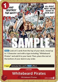 Whitebeard Pirates (OP02-022) - Paramount War