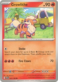 Growlithe 031 198 (031/198) - SV01: Scarlet & Violet Base Set