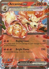 Arcanine ex 032 198 (032/198) - SV01: Scarlet & Violet Base Set