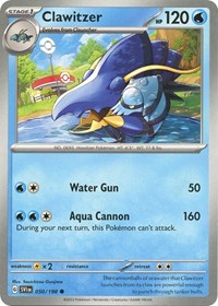 Clawitzer (050/198) - SV01: Scarlet & Violet Base Set
