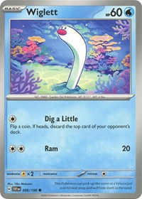 Wiglett 056 198 (056/198) - SV01: Scarlet & Violet Base Set