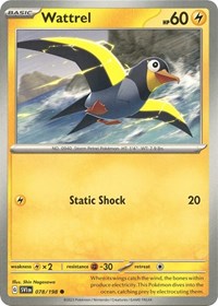 Wattrel 078 198 (078/198) - SV01: Scarlet & Violet Base Set