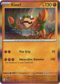 Klawf 122 198 (122/198) - SV01: Scarlet & Violet Base Set