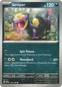Seviper (128/198) - SV01: Scarlet & Violet Base Set