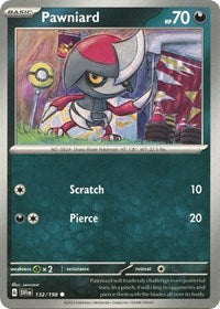 Pawniard (132/198) - SV01: Scarlet & Violet Base Set