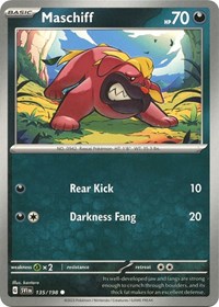 Maschiff 135 198 (135/198) - SV01: Scarlet & Violet Base Set