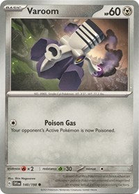 Varoom 140 198 (140/198) - SV01: Scarlet & Violet Base Set