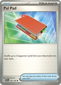 Pal Pad (182/198) - SV01: Scarlet & Violet Base Set