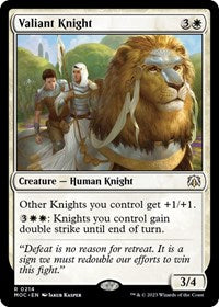 Valiant Knight (214) - Commander: March of the Machine
