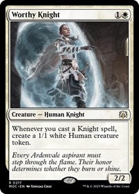 Worthy Knight (217) - Commander: March of the Machine