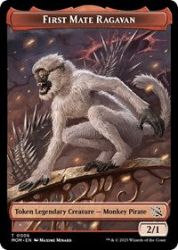First Mate Ragavan Token (6) - March of the Machine