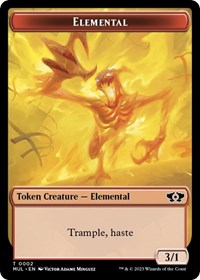 Elemental Token (2) - March of the Machine: Multiverse Legends