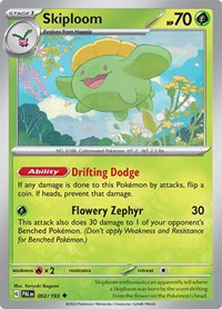 Skiploom (002/193) - SV02: Paldea Evolved