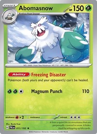 Abomasnow (011/193) - SV02: Paldea Evolved
