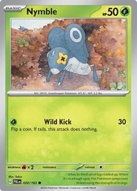 Nymble 020 193 (020/193) - SV02: Paldea Evolved