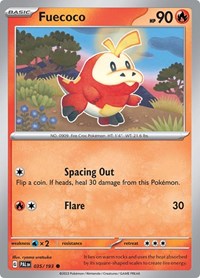 Fuecoco 035 193 (035/193) - SV02: Paldea Evolved