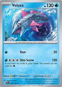 Veluza 056 193 (056/193) - SV02: Paldea Evolved