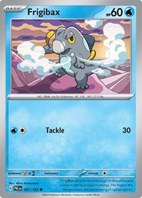 Frigibax 057 193 (057/193) - SV02: Paldea Evolved