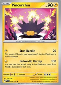 Pincurchin 073 193 (073/193) - SV02: Paldea Evolved