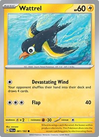Wattrel 081 193 (081/193) - SV02: Paldea Evolved