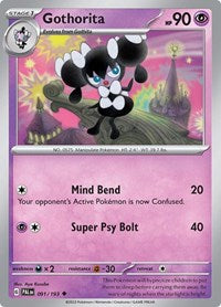 Gothorita 091 193 (091/193) - SV02: Paldea Evolved