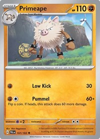 Primeape (107/193) - SV02: Paldea Evolved
