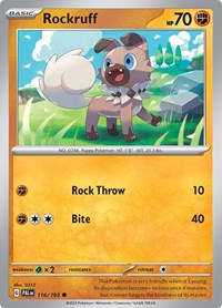 Rockruff (116/193) - SV02: Paldea Evolved