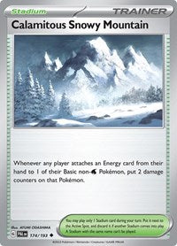 Calamitous Snowy Mountain (174/193) - SV02: Paldea Evolved