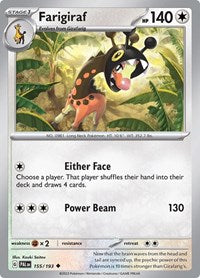 Farigiraf (155/193) - SV02: Paldea Evolved