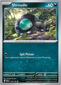 Shroodle 145 193 (145/193) - SV02: Paldea Evolved
