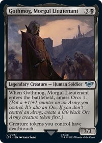 Gothmog Morgul Lieutenant (87) - Universes Beyond: The Lord of the Rings: Tales of Middle-earth