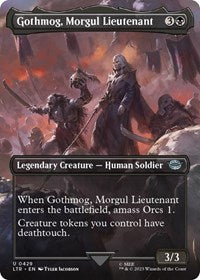 Gothmog Morgul Lieutenant Borderless (429) - Universes Beyond: The Lord of the Rings: Tales of Middle-earth
