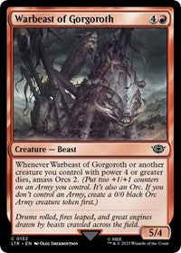 Warbeast of Gorgoroth (152) - Universes Beyond: The Lord of the Rings: Tales of Middle-earth