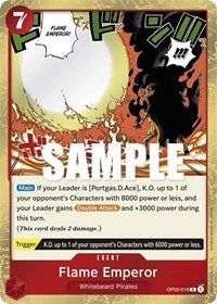Flame Emperor (OP03-016) - Pillars of Strength
