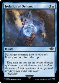 Isolation at Orthanc (57) - Universes Beyond: The Lord of the Rings: Tales of Middle-earth
