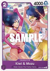 Kiwi and Mozu (OP03-061) - Pillars of Strength